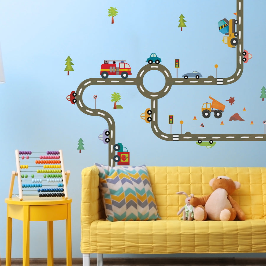 Wall Sticker Pack - Road Network
