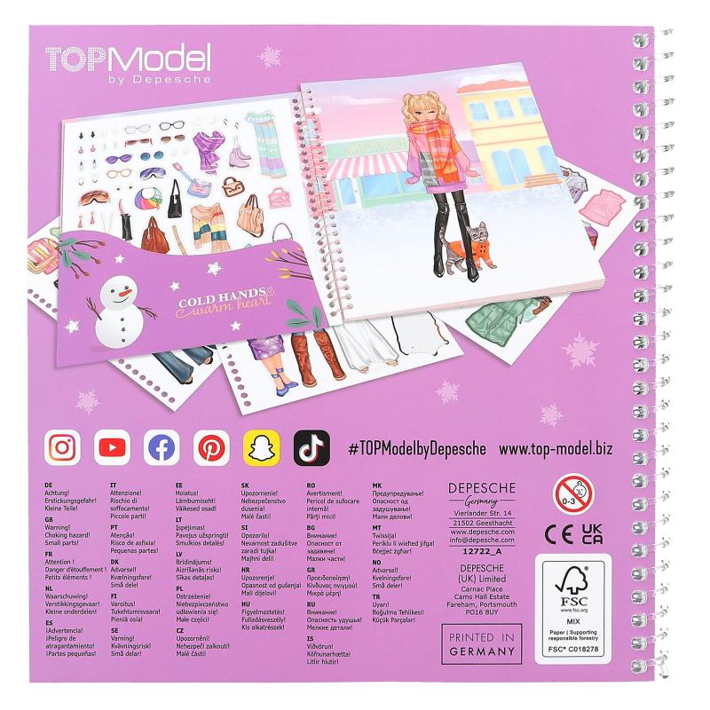 TOPModel Dress Me Up Stickerbook - Winter Wonder