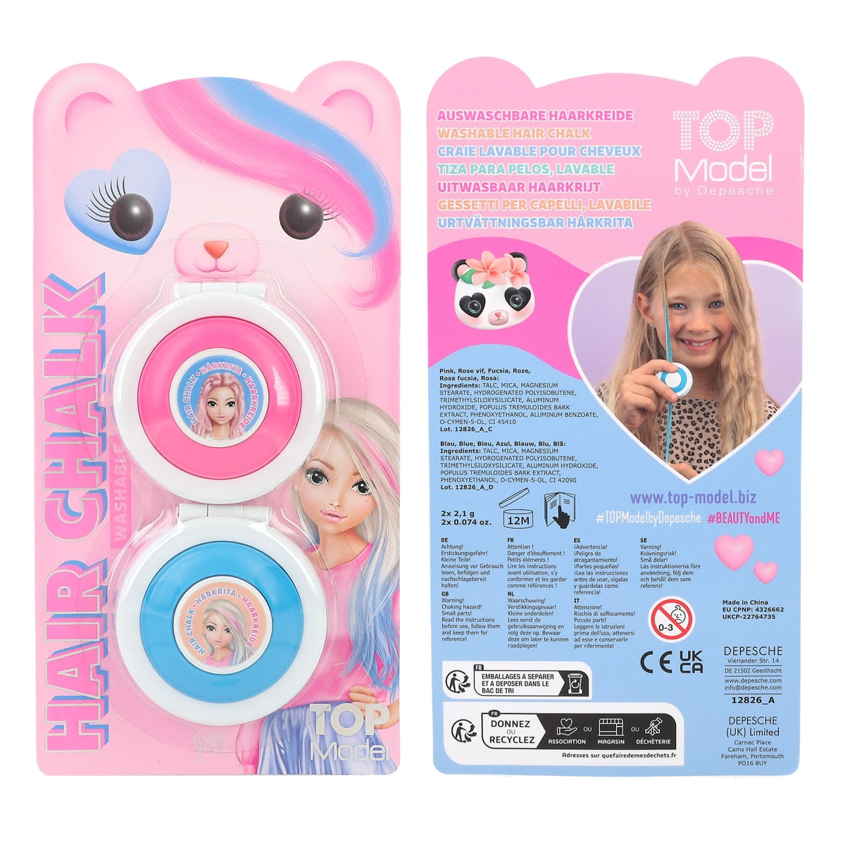 TOPModel BEAUTY and ME - Hair Chalk Set