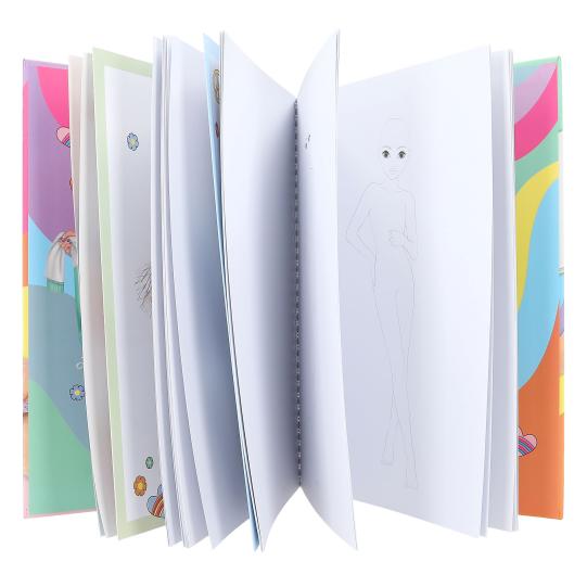 TOPModel Colouring Book with Pen Set