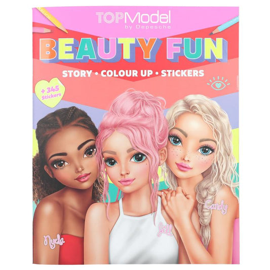 TOPModel Colouring Book Beauty Fun