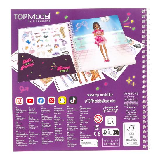 TOPModel - Dress Me Up Sticker Book Party