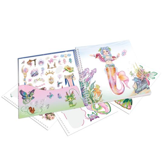 TOPModel Dress Me Up Fantasy Sticker Book