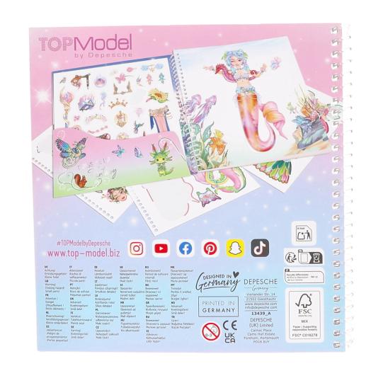 TOPModel Dress Me Up Fantasy Sticker Book