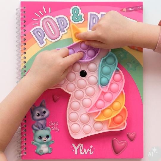 Ylvi Pop & Paint Colouring Book