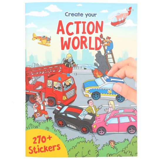 Create Your Action World Sticker Book