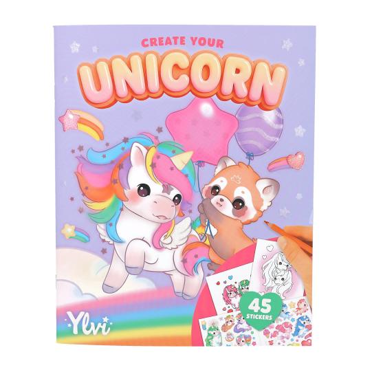 Ylvi Create Your Unicorn Colouring Book