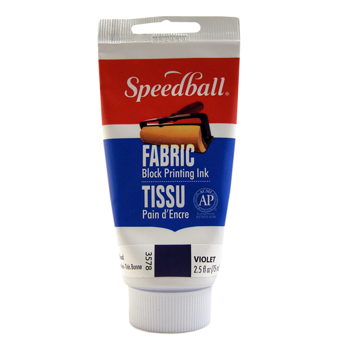 Fabric Block Printing Ink 75ml (2.5oz)-Violet