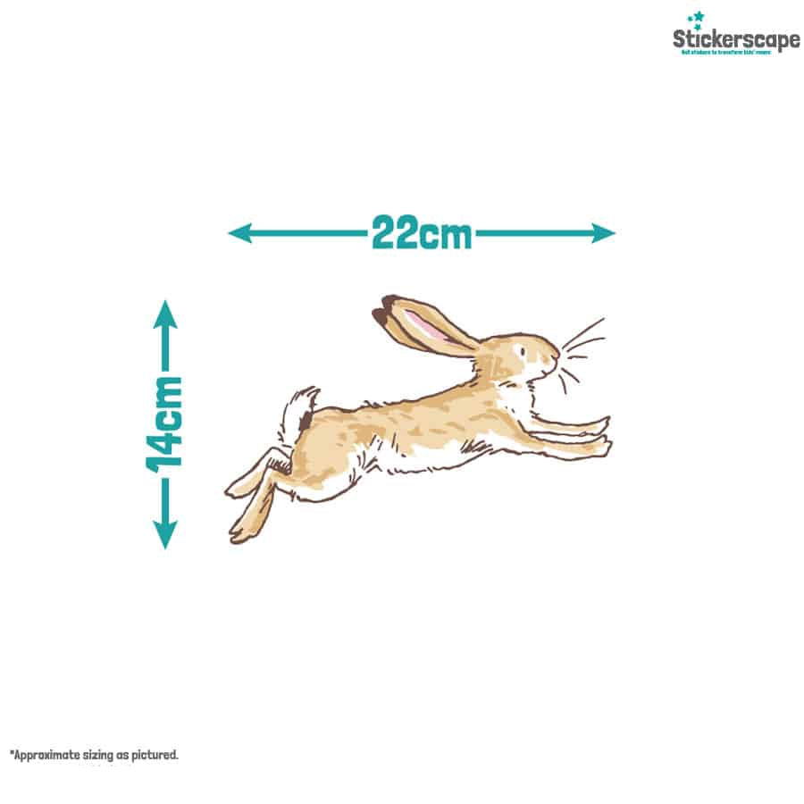 Wall Sticker Pack - Guess How Much I Love You Pastel Hares