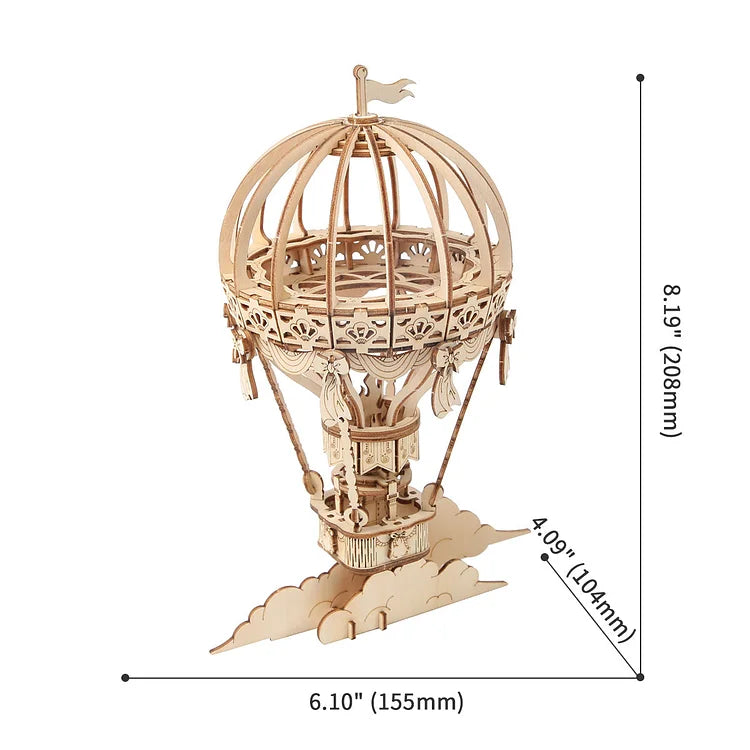 Rolife Wooden Model Kit - Hot Air Balloon