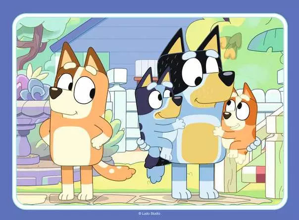 4 In A Box Jigsaw Puzzles - Bluey