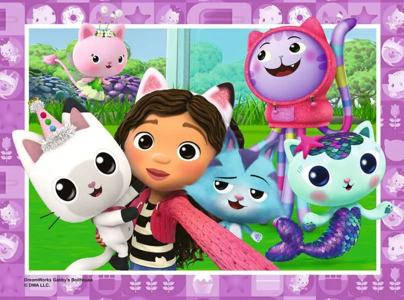 Gabby's Dollhouse - Children’s Puzzles 4 In A Box