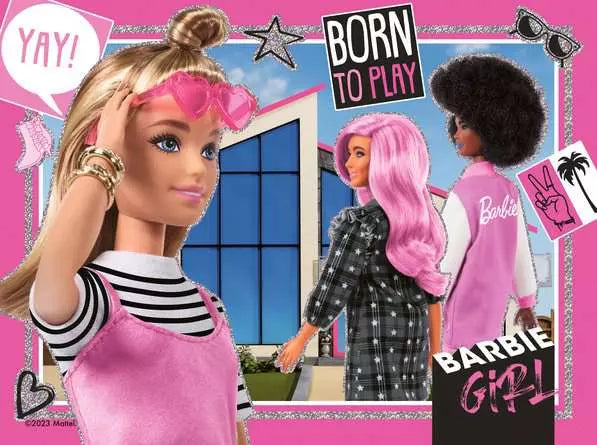 4 in a Box Jigsaw Puzzle - Barbie