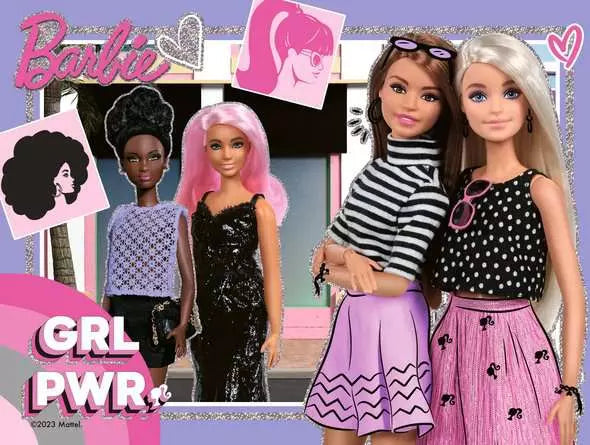 4 in a Box Jigsaw Puzzle - Barbie
