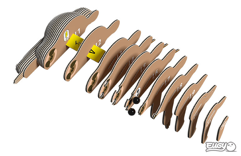 EUGY 032 Sloth - 3D Model Kit