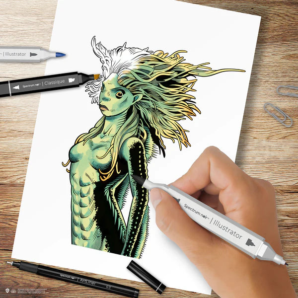 Spectrum Noir Fan-Art Like a Pro Markers Harry Potter Magical Creature