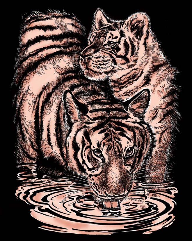 Artfoil Copper Kit - Tiger & Cub