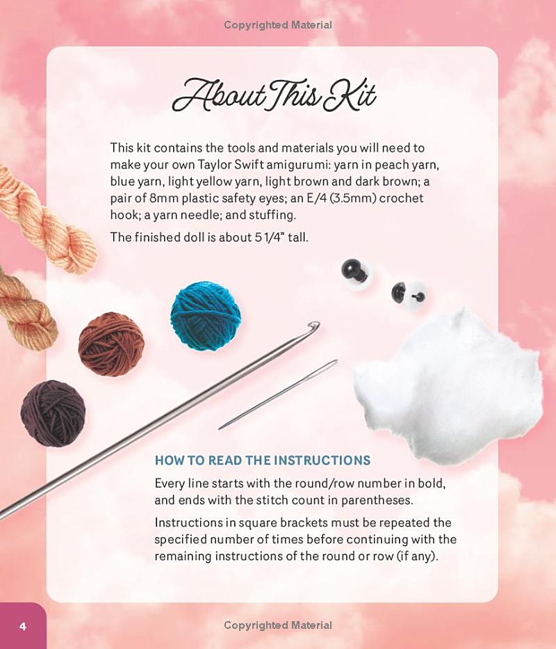 Unofficial Taylor Swift Book & Crochet Kit
