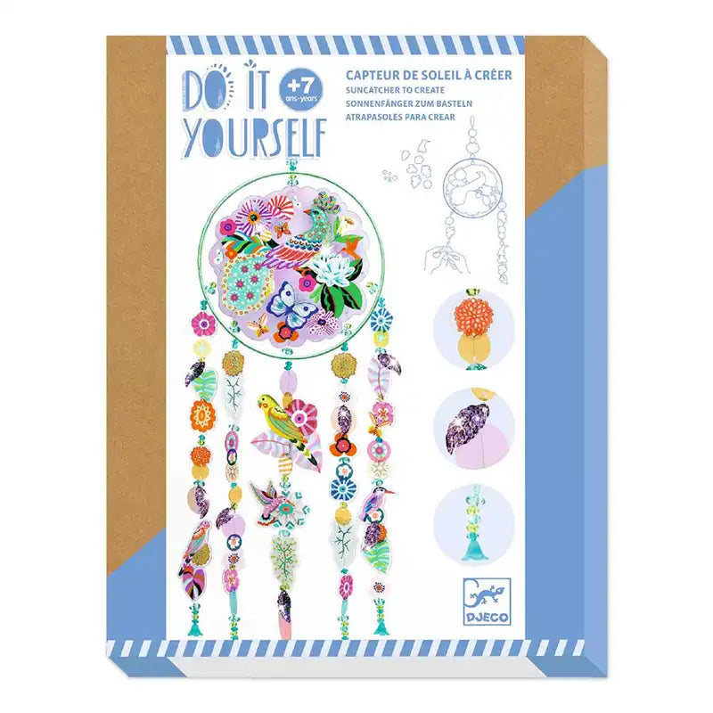 Djeco DIY Suncatcher Kit - Birds of Paradise