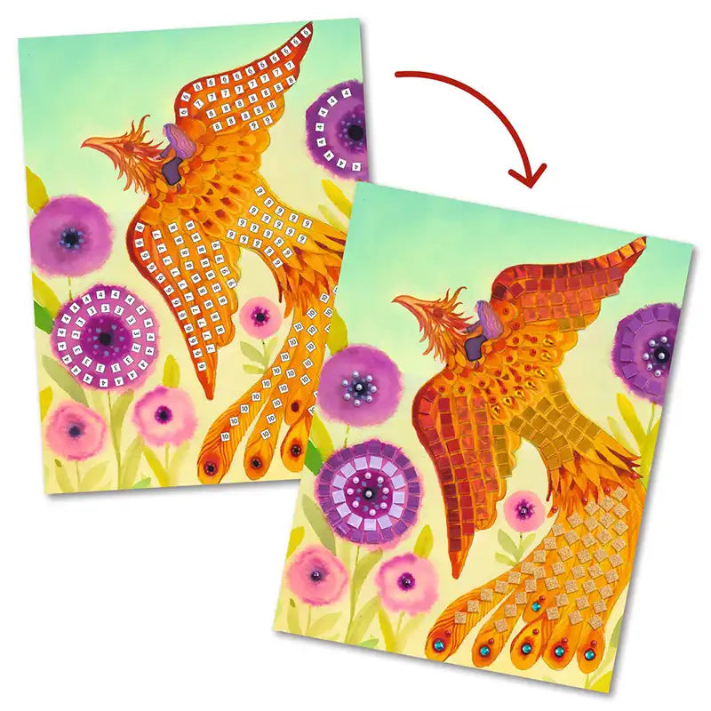 Djeco Mosaics Kit - Mythical Creatures