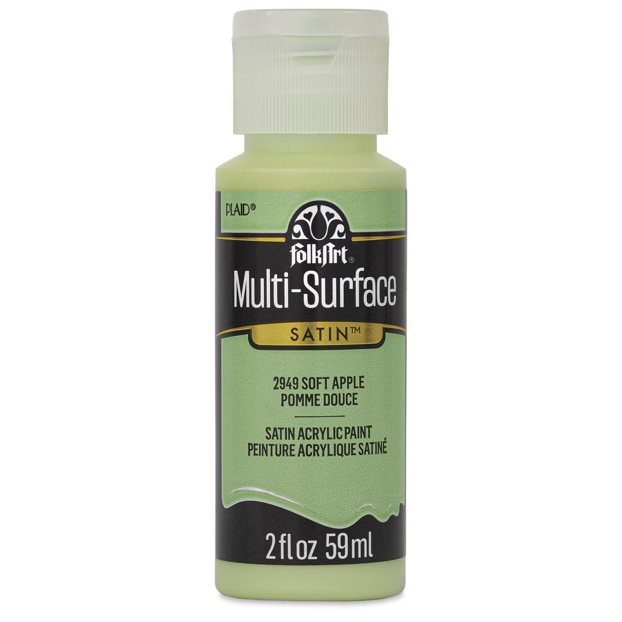 FolkArt Multi-Surface Acrylic 59ml - Soft Apple