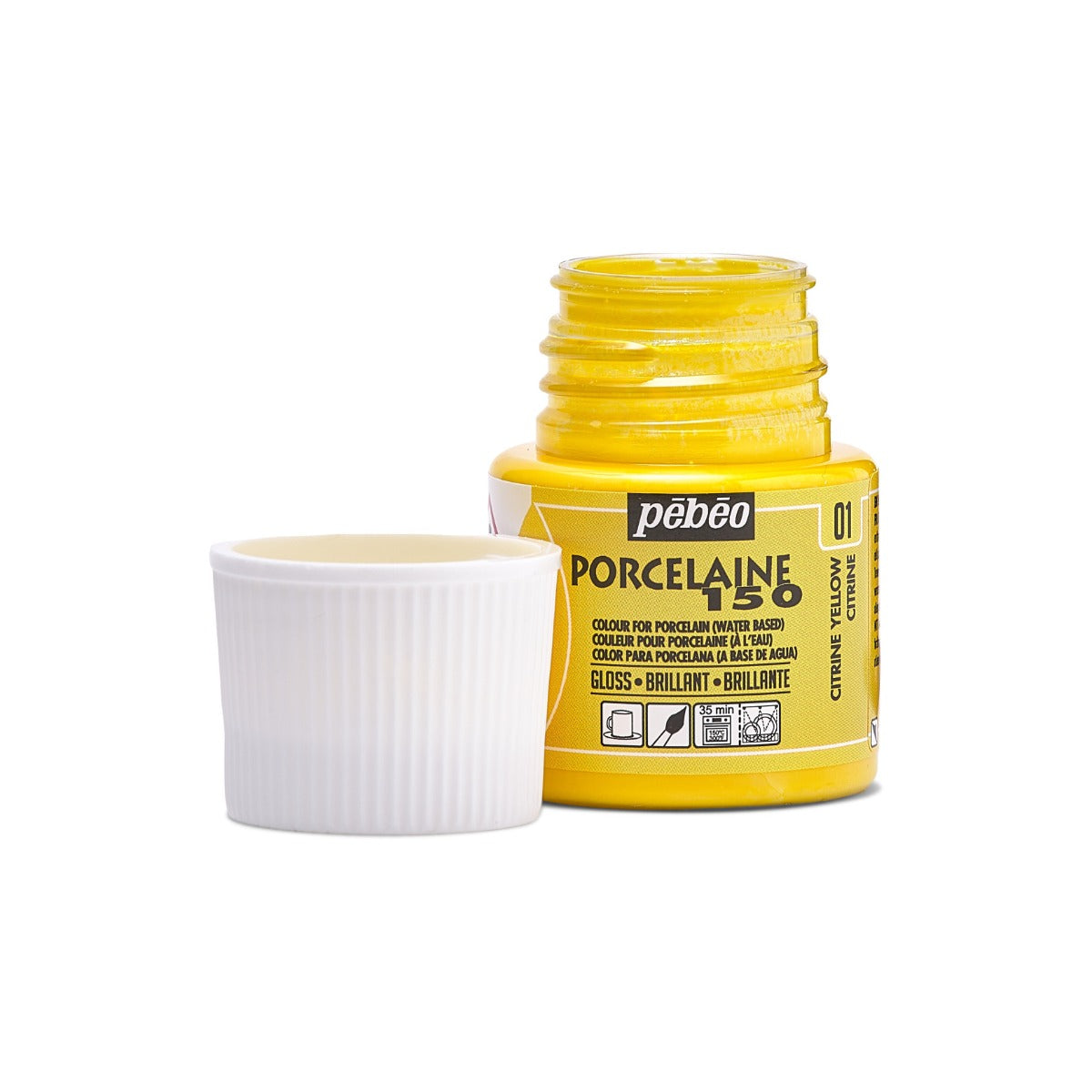 Porcelaine 150 Paint 45ml - Citrine Yellow