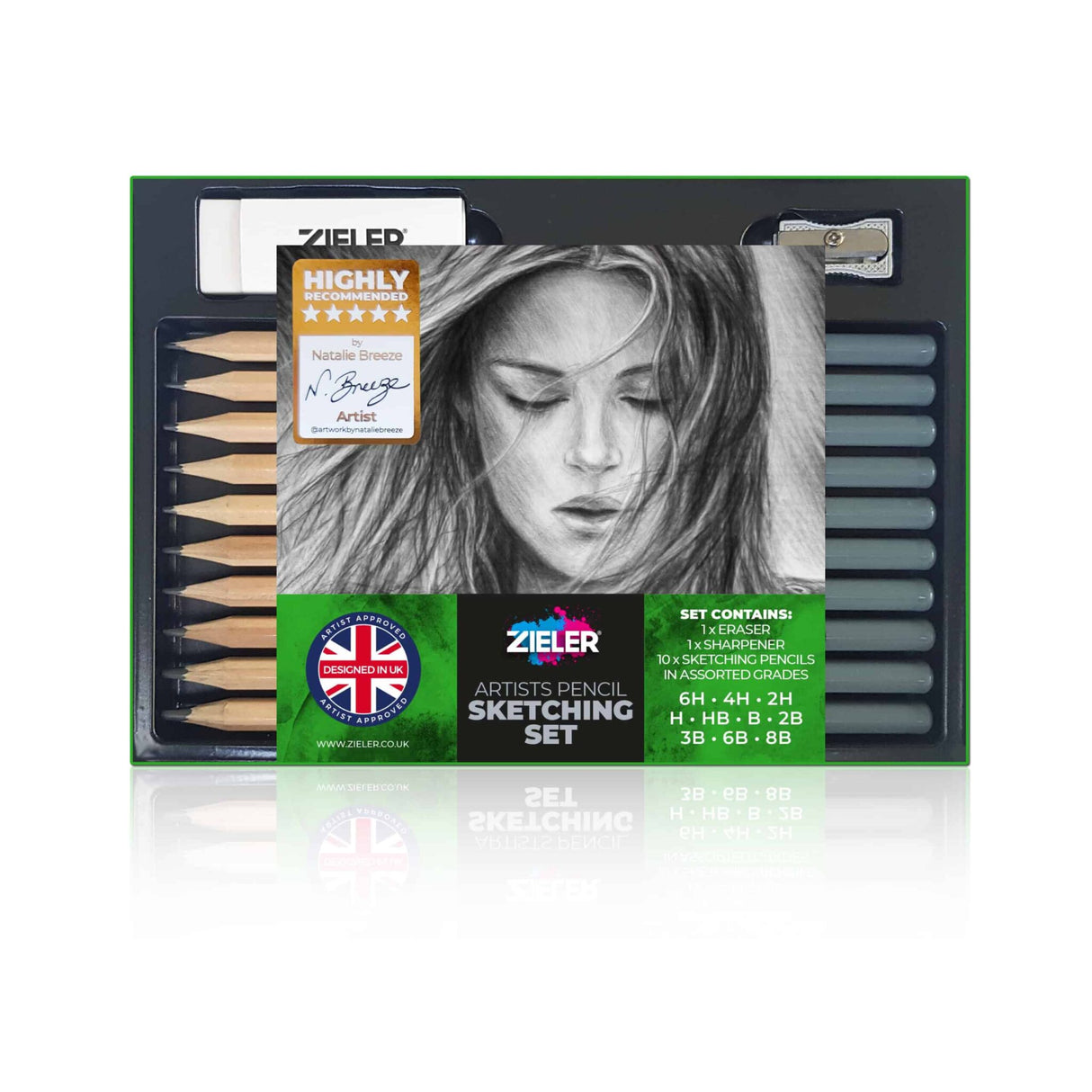 Zieler Watercolour & Sketching Pencil Starter Set