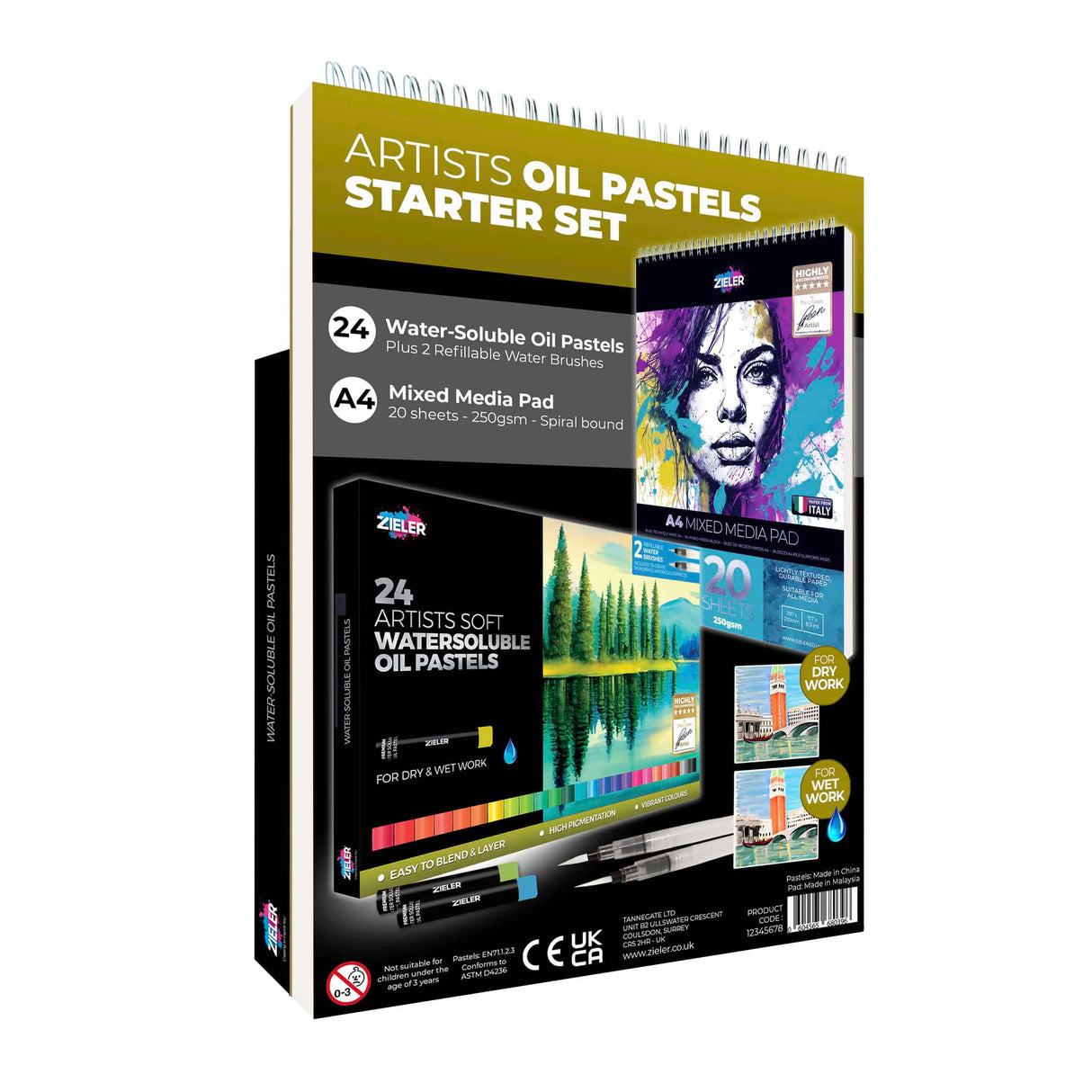 Zieler Oil Pastels Starter Set