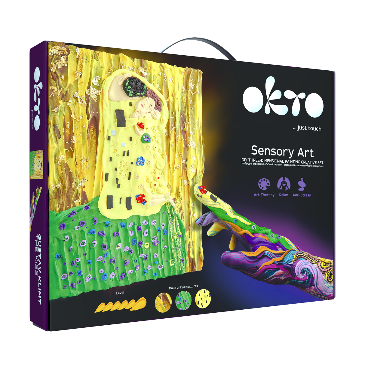 OKTO DIY 3D Clay Painting Creative Set - Kiss