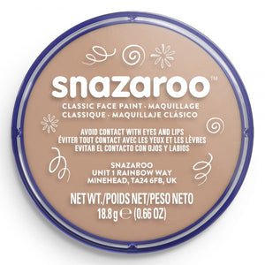 Snazaroo Classic Face Paint Barely Beige 18Ml