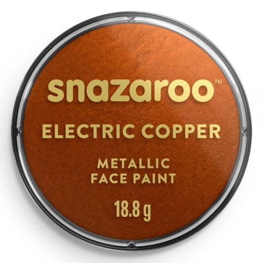 Snazaroo Metallic Face Paint Electric Copper 18Ml