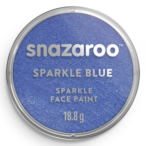 Snazaroo Sparkle Blue Face Paint 18Ml