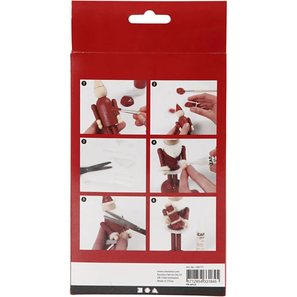 DIY Wooden Santa Claus Craft Kit