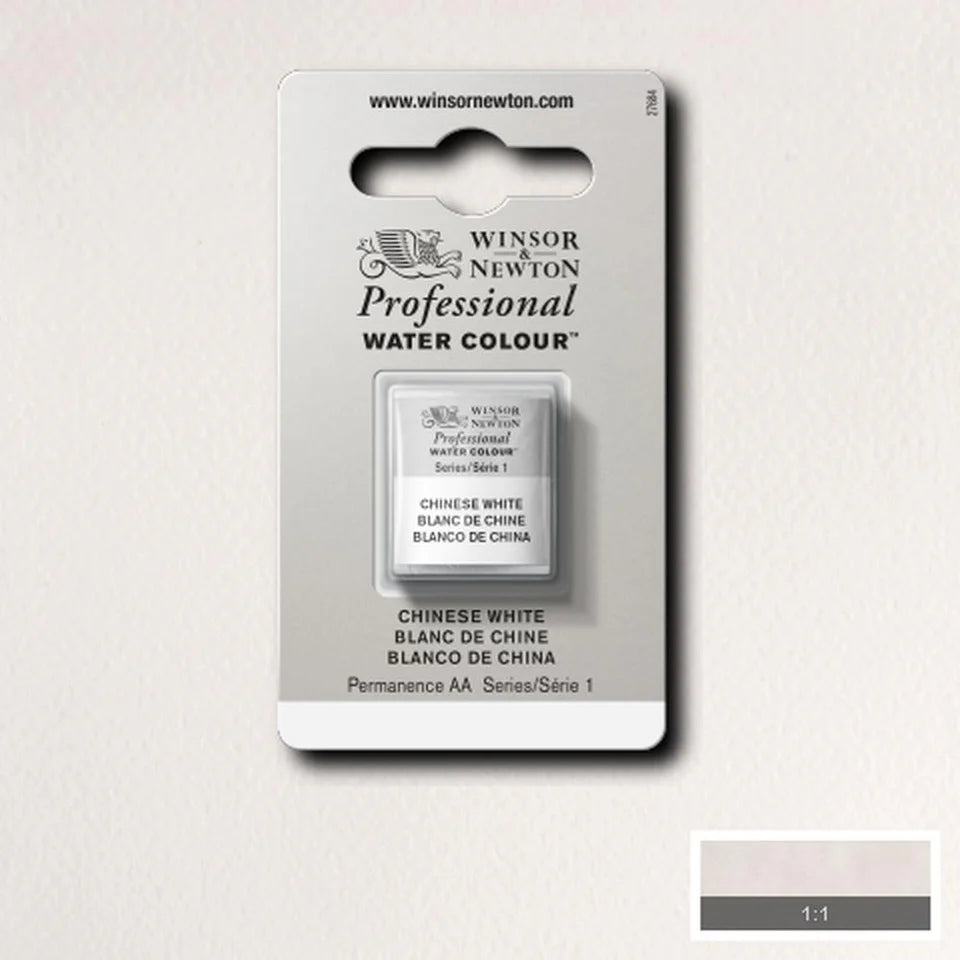 Professional Watercolour Series 1 Half Pan - Chinese White