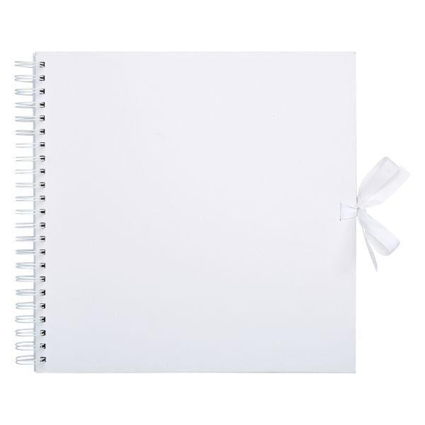 12x12" Scrapbook - White