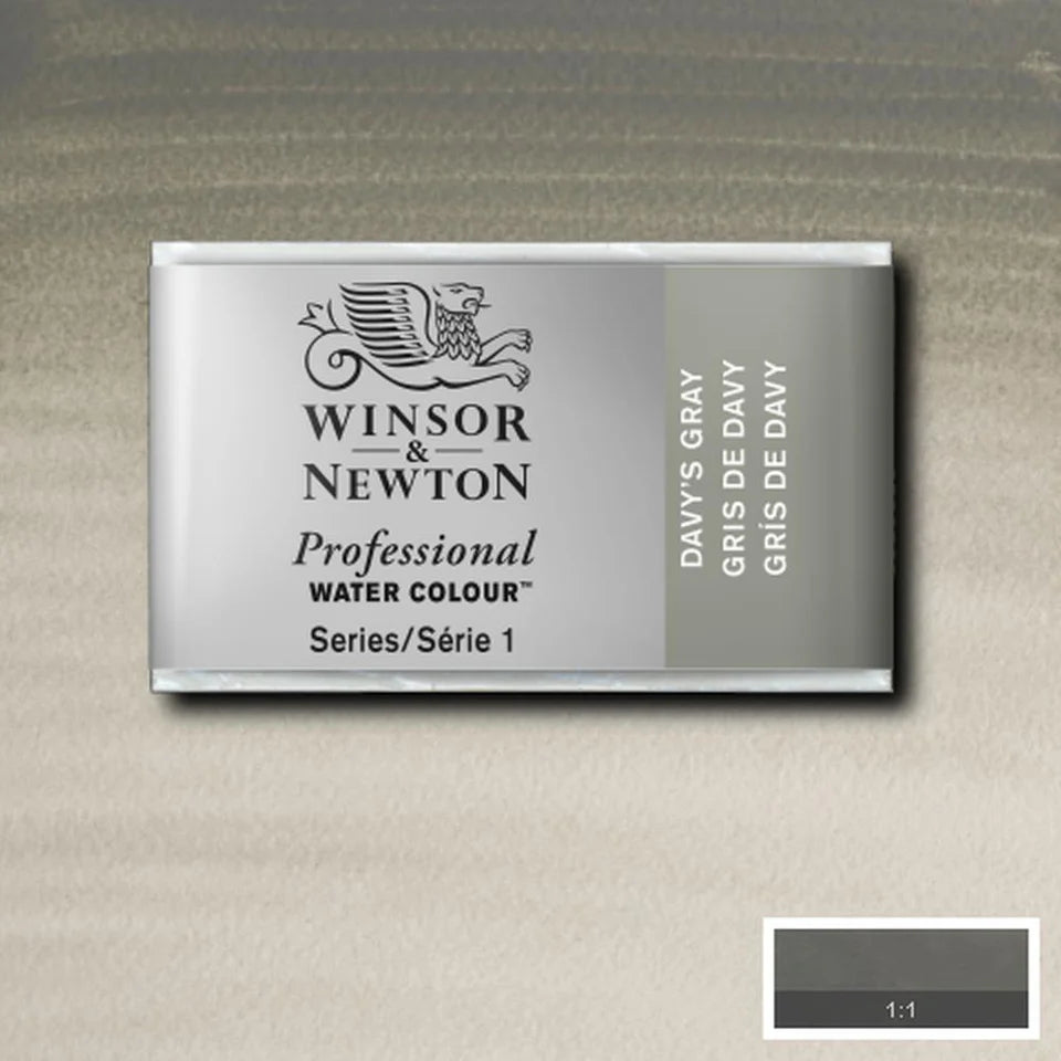 Professional Watercolour Series 1 Whole Pan - Davys Gray