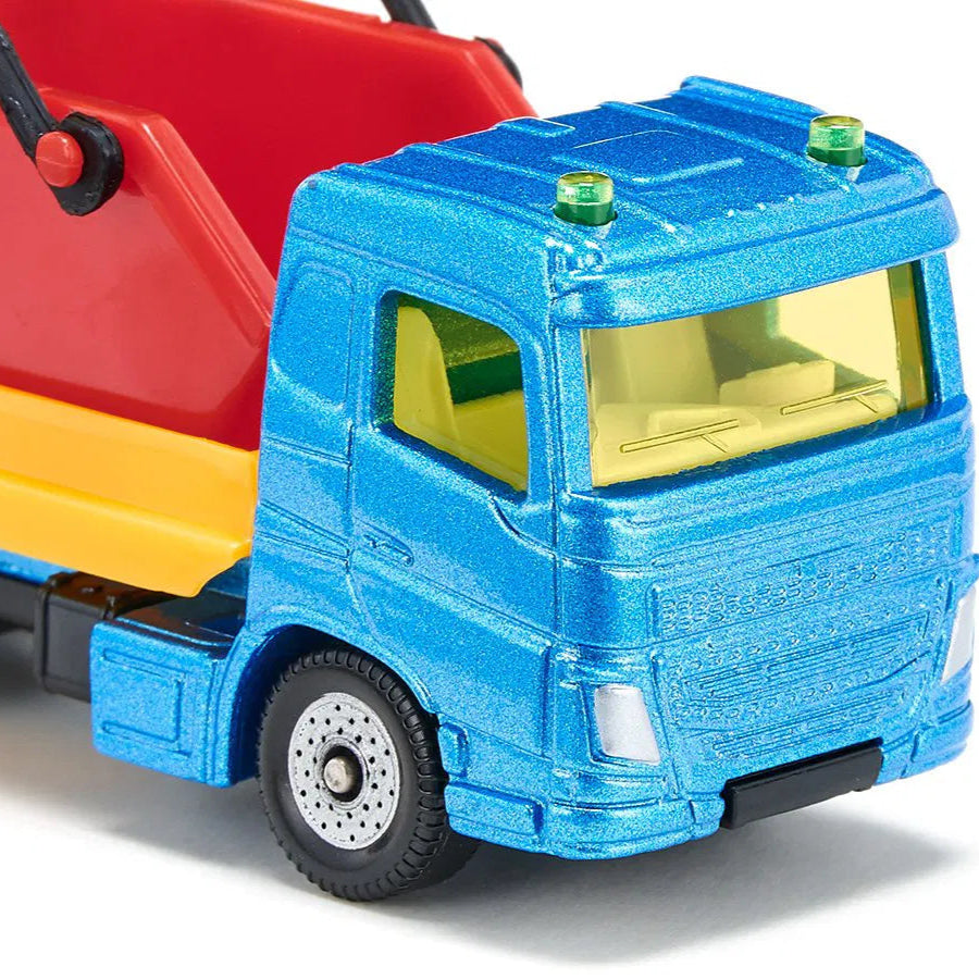Siku Truck With Skip And Trailer
