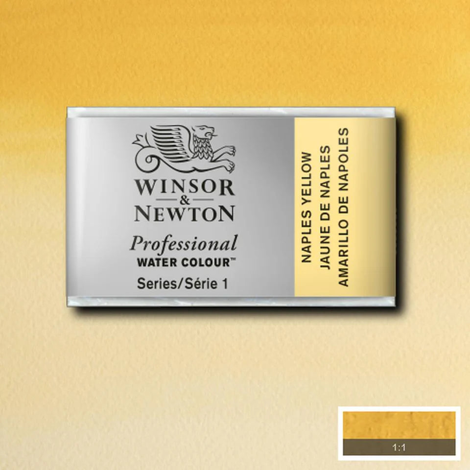 Professional Watercolour Series 1 Whole Pan - Naples Yellow