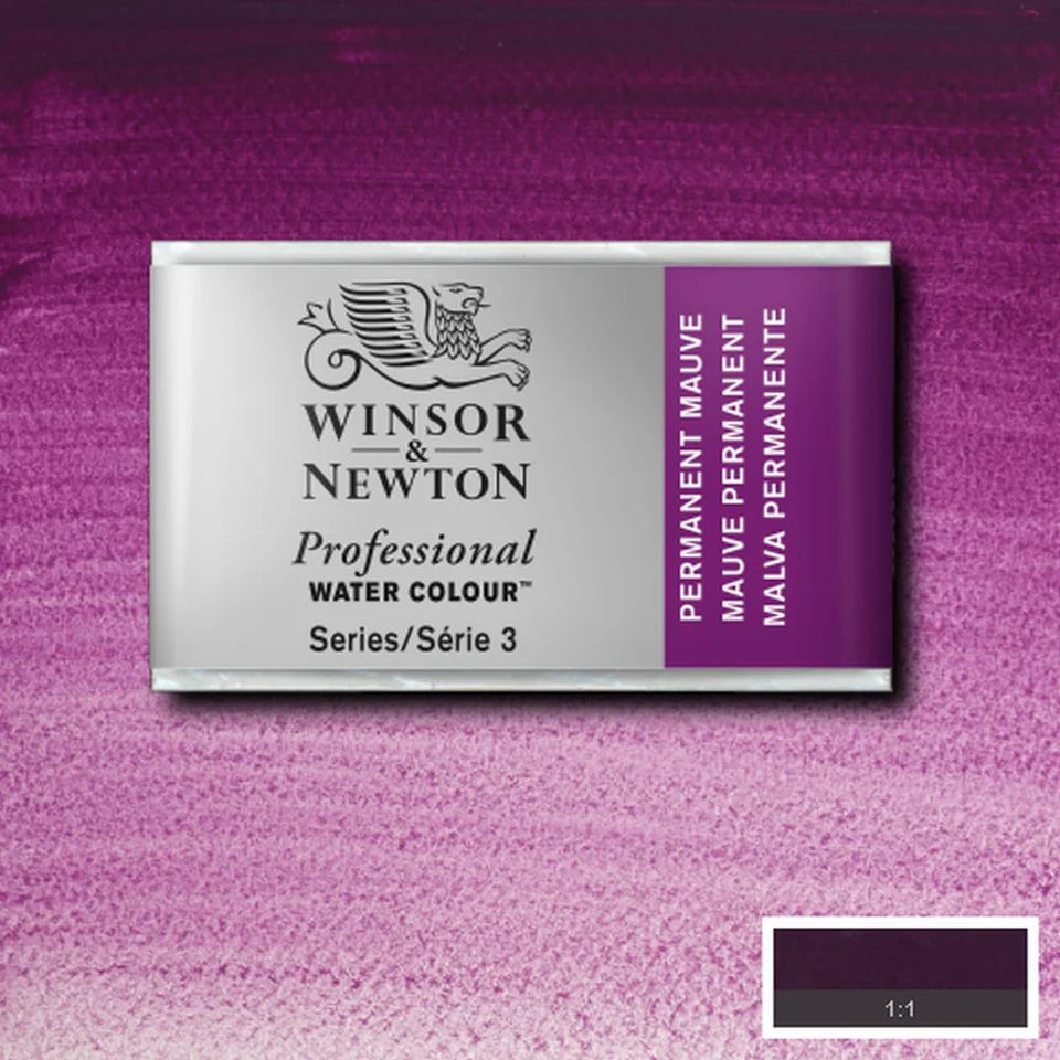 Professional Watercolour Series 3 Whole Pan - Permanent Mauve