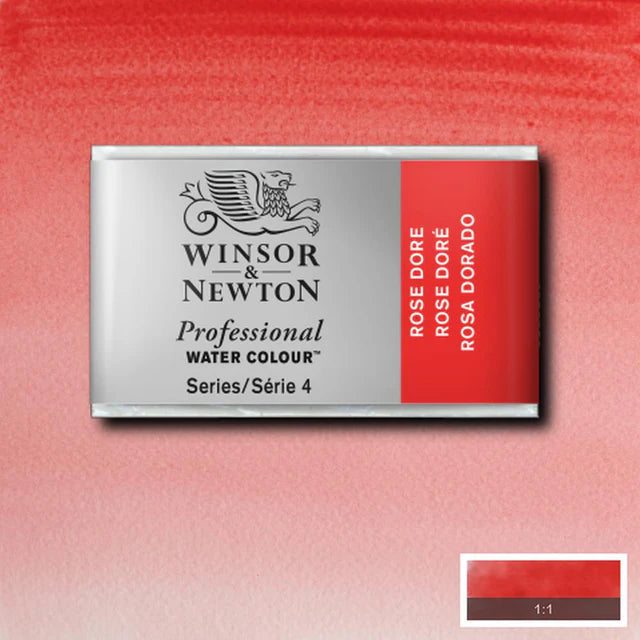 Professional Watercolour Series 4 Whole Pan - Rose Dore