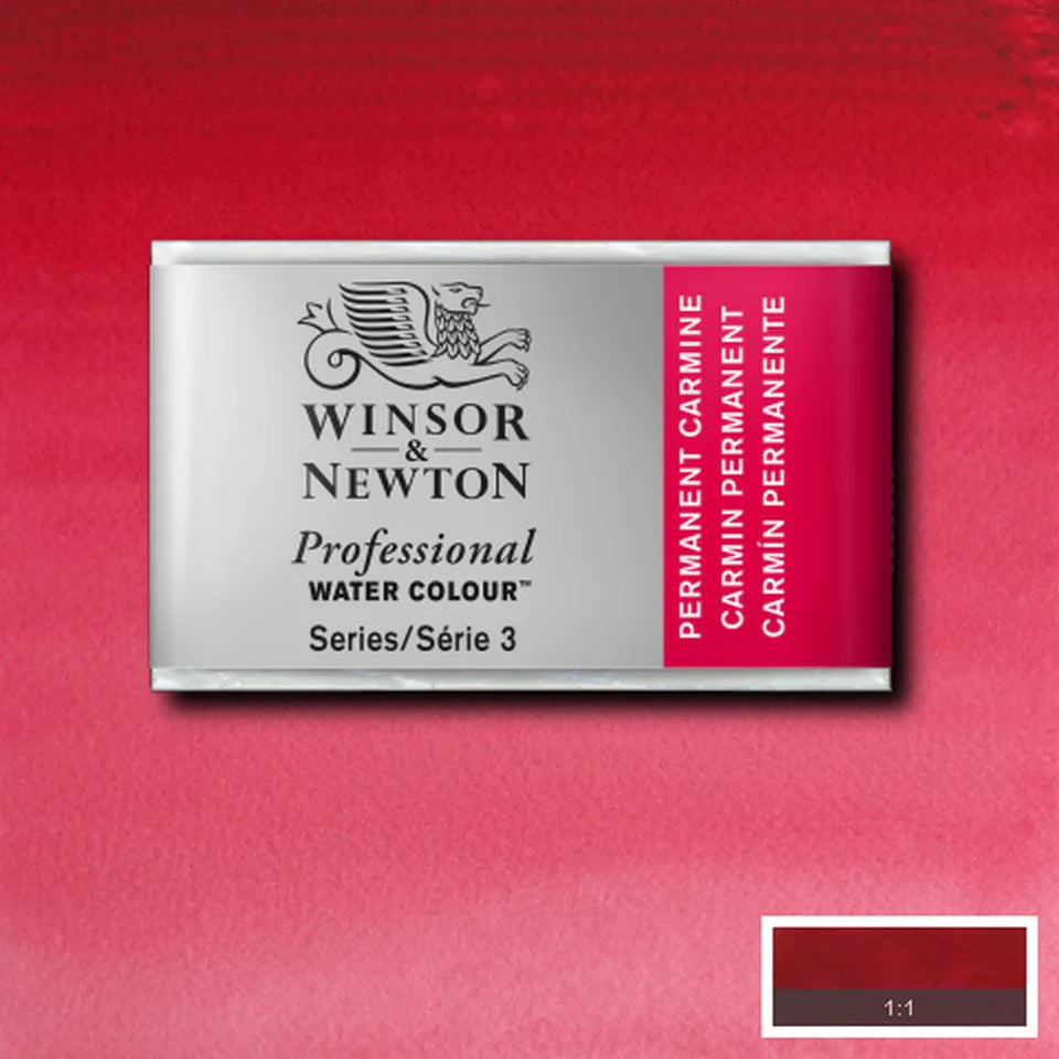 Professional Watercolour Series 3 Whole Pan - Permanent Carmine