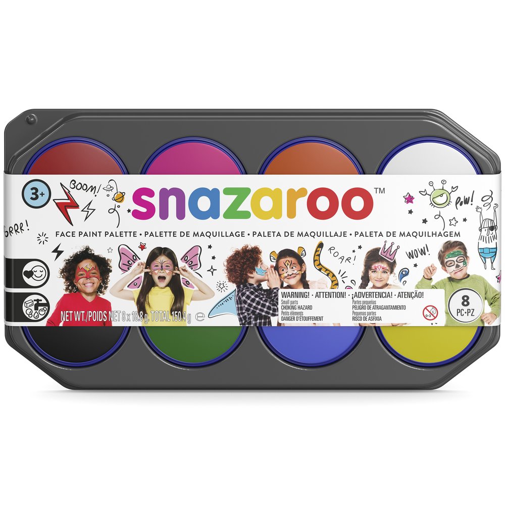 Snazaroo - Professional Face Paint 18m Palette Kit