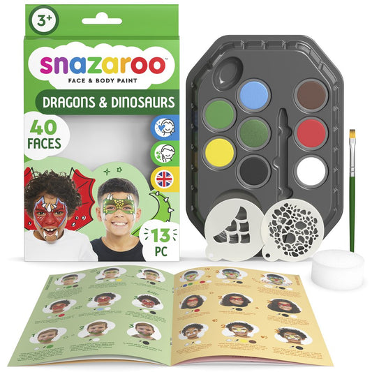 Snazaroo Dinosaur/ Dragon Face Painting Kit