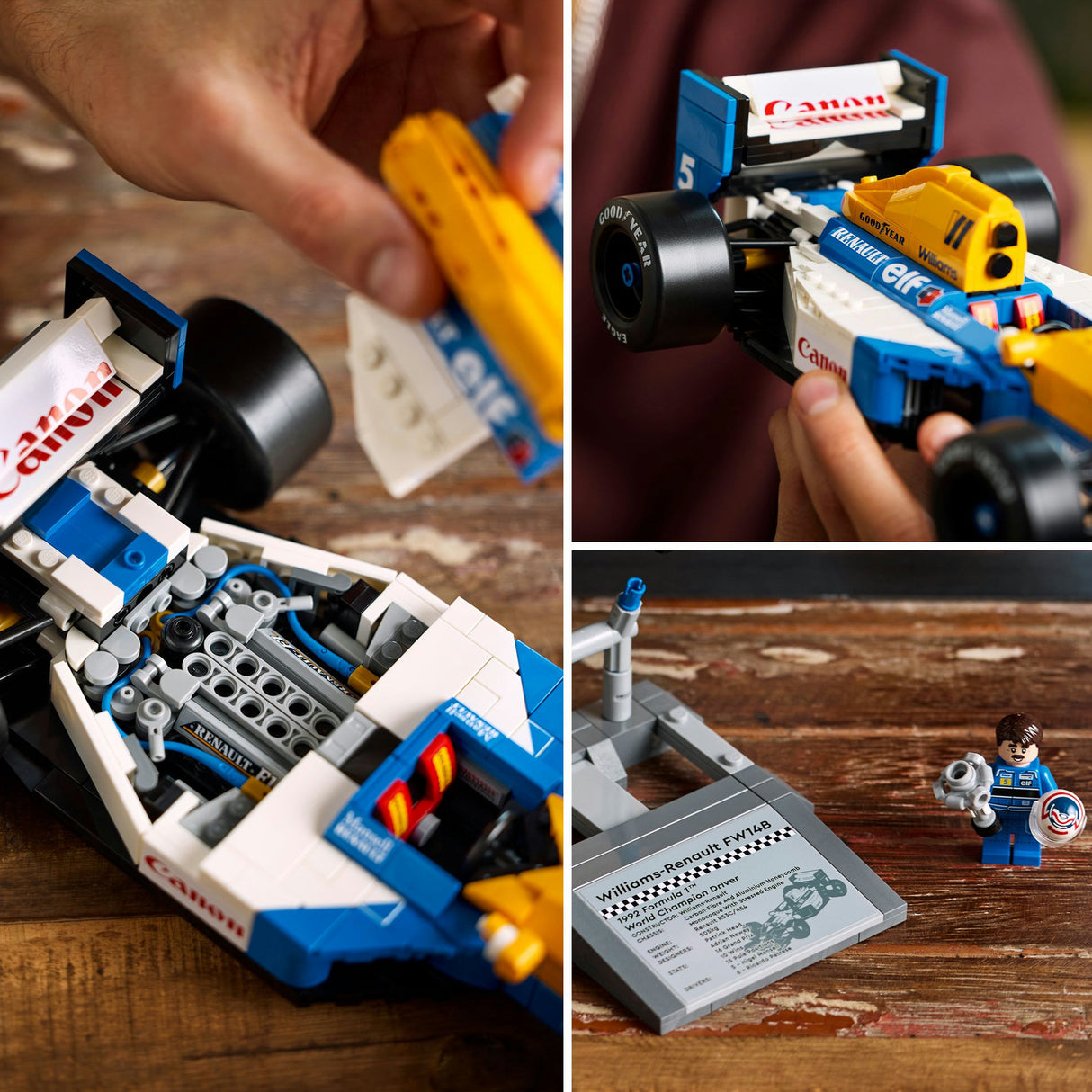 Lego Icons - Williams Racing FW14B & Nigel Mansell