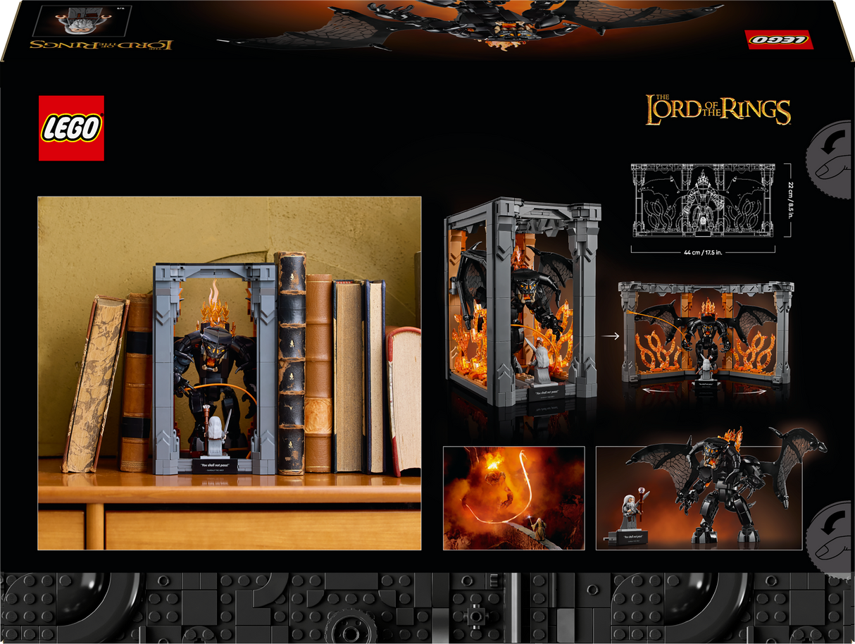 Lego The Lord of the Rings - Balrog Book Nook