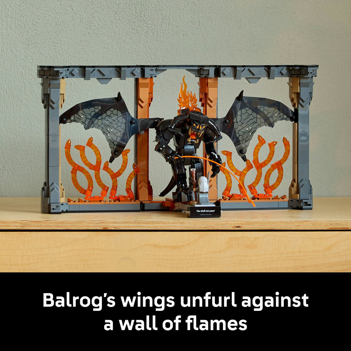 Lego The Lord of the Rings - Balrog Book Nook