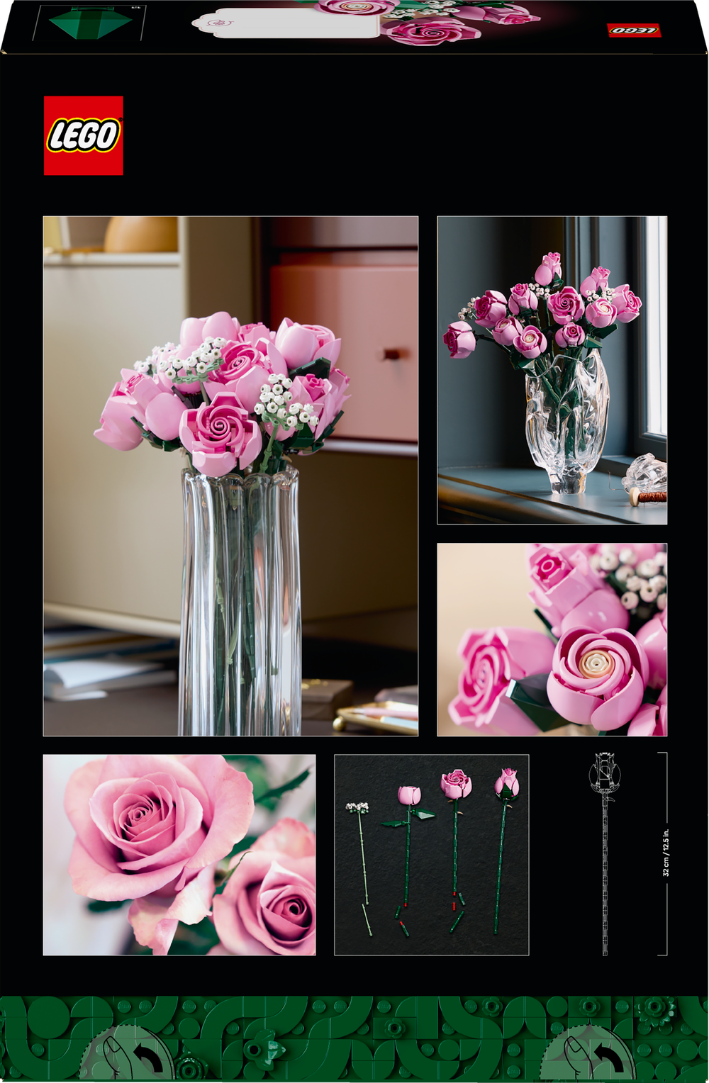 Lego Botanicals - Bouquet of Pink Roses