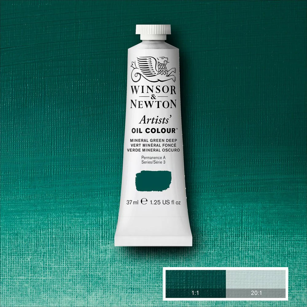 Artists' Oil Colour 37ml Mineral Green Deep