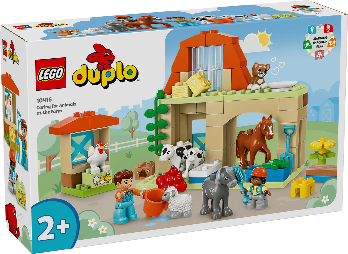 Lego Duplo Caring for Animals at the Farm Set for Toddlers