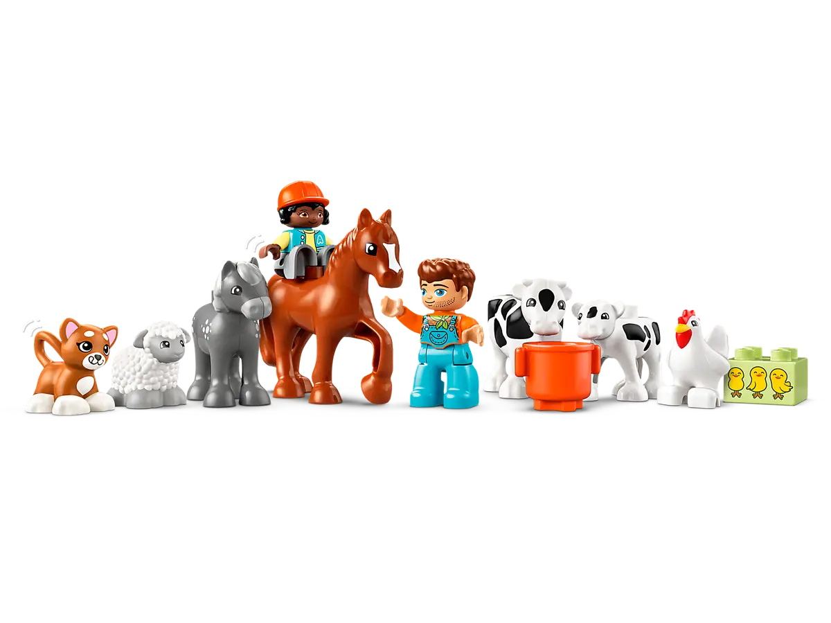 Lego Duplo Caring for Animals at the Farm Set for Toddlers